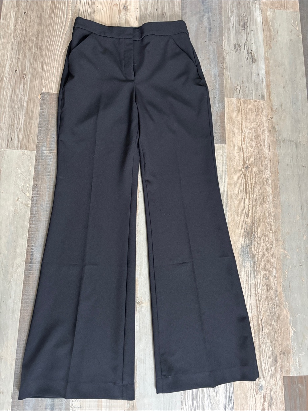 Express Black Wide-Leg Dress Pants